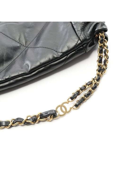 Chanel Rucksack Sac Backpack 22 Small Black Leather Chanel 22 Quilted